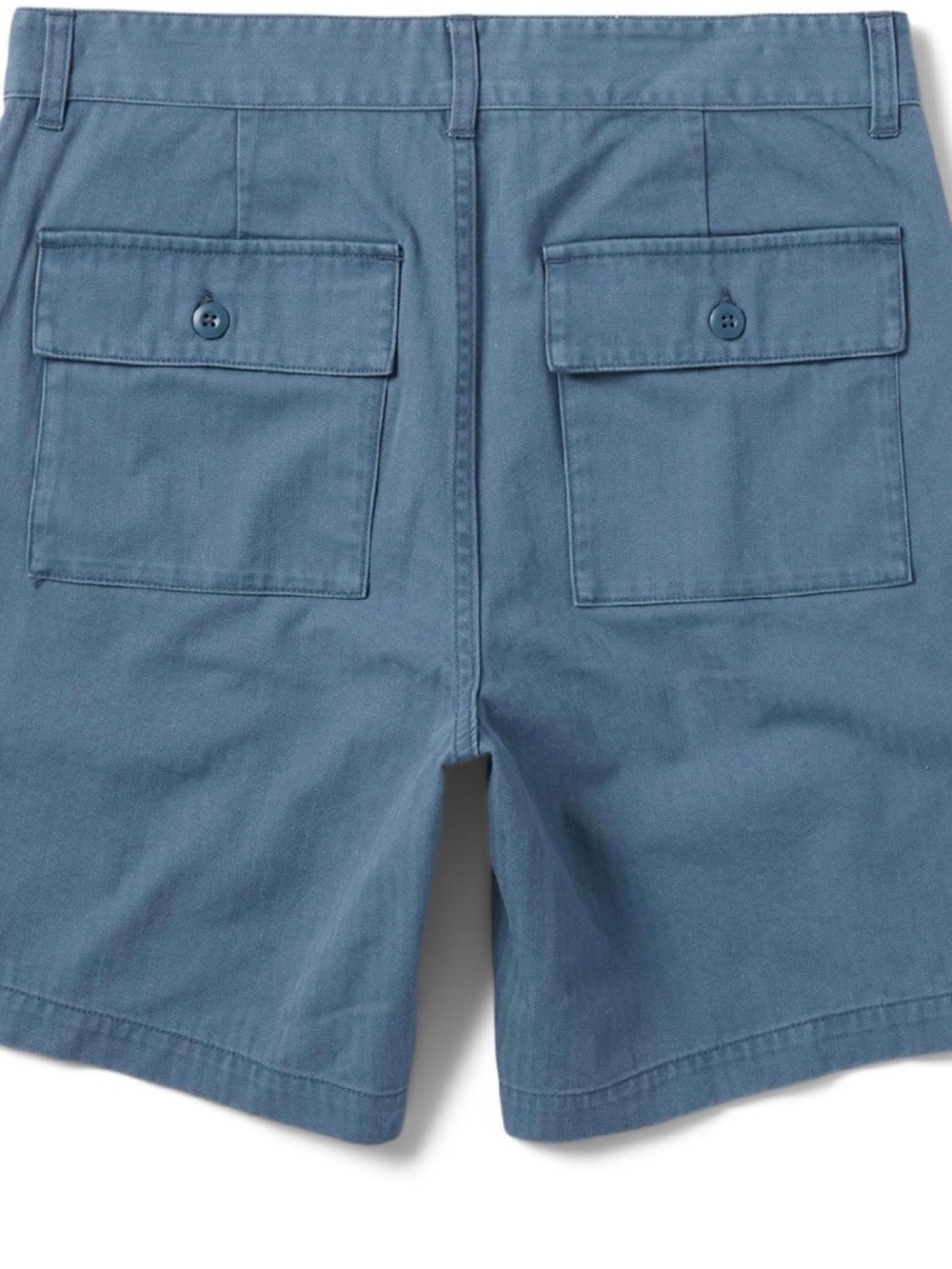 Taylor Stitch - The Trail Short in Ocean Herringbone